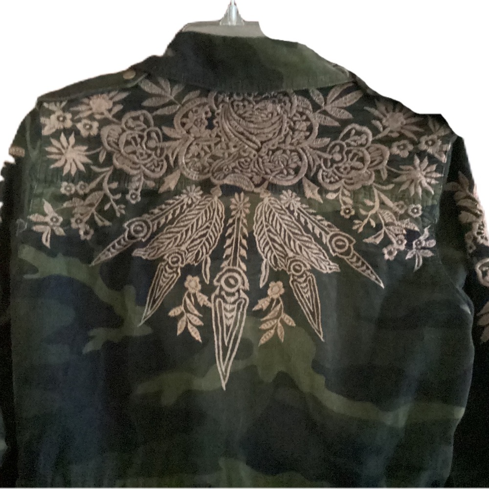 Johnny Was Camo jacket XS - Picture 6 of 7